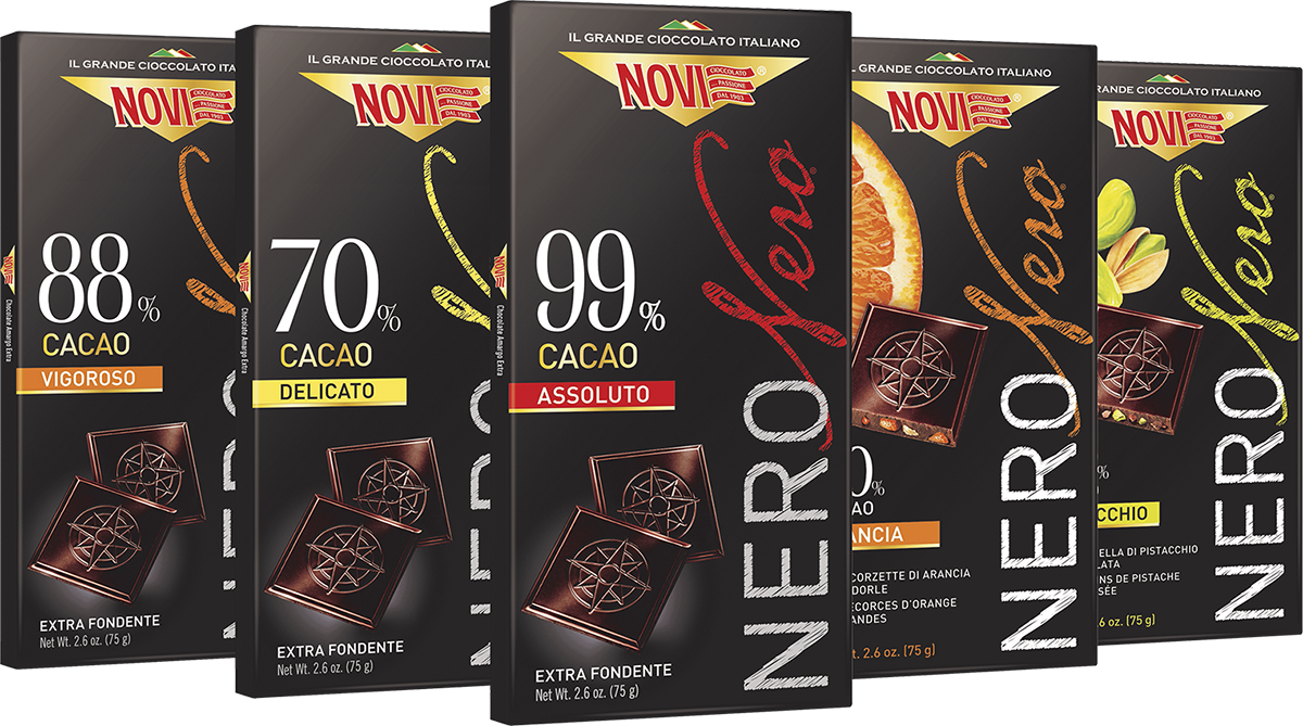 Immagine tavolette di cioccolato Novi Nero Nero